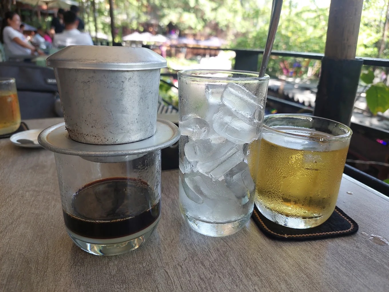 Vietnam iced coffee is a must-try coffee in Du Mien Garden because of its bold robusta coffee beans